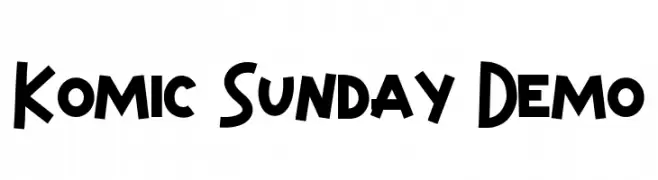 Komic Sunday Demo  Fuentes Gratis Descargar