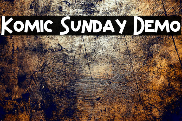 Komic Sunday Demo Example 2