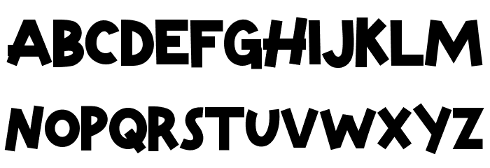 Komic Sunday Demo Font LOWERCASE