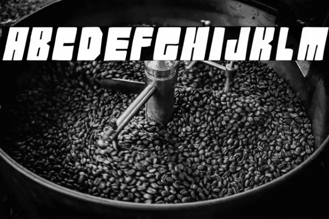 Komik Blok pg Italic Font examples