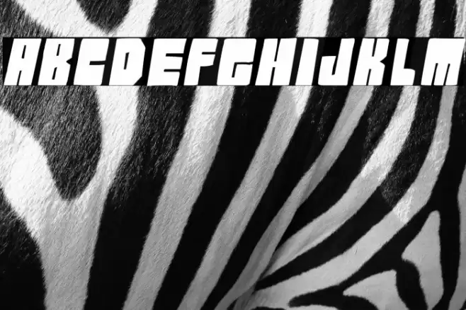 Komik Blok pg Italic Font examples