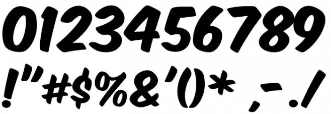 Komika Axis Font OTHER CHARS