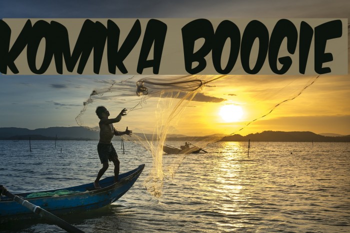 Komika Boogie Font examples