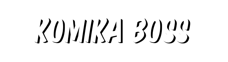 Komika Boss Font