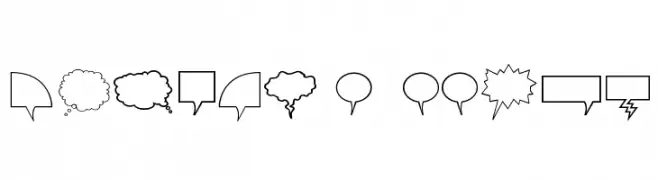 Komika Bubbles  Frei Schriftart Herunterladen