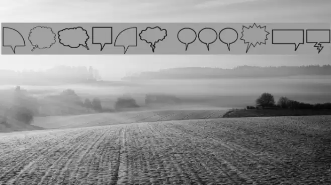 Komika Bubbles Font examples