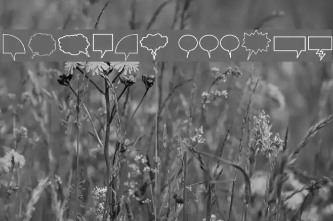 Komika Bubbles Font examples