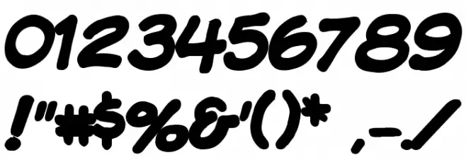 Komika Display Bold Font OTHER CHARS