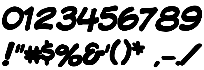 Komika Display Bold Font OTHER CHARS