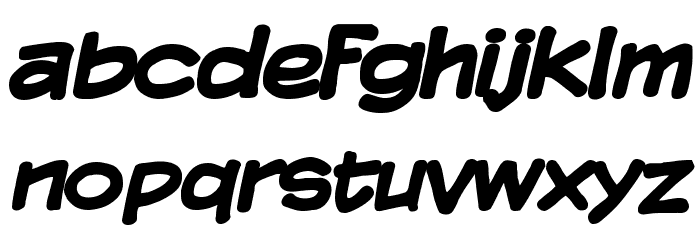 Komika Display Bold Font LOWERCASE
