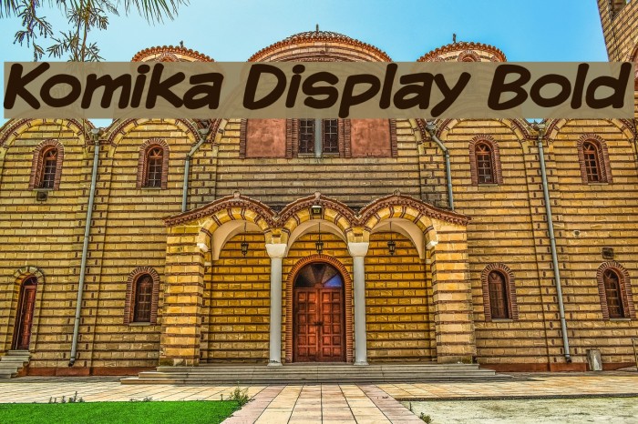 Komika Display Bold Font examples
