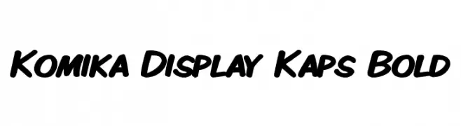 Komika Display Kaps Bold 