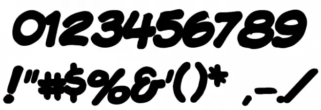 Komika Display Kaps Bold Font OTHER CHARS