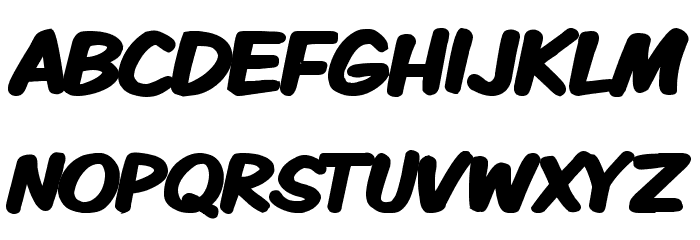 Komika Display Kaps Bold Font LOWERCASE