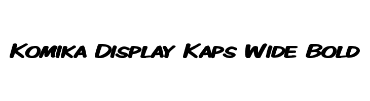 Komika Display Kaps Wide Bold Font