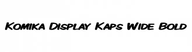 Komika Display Kaps Wide Bold 