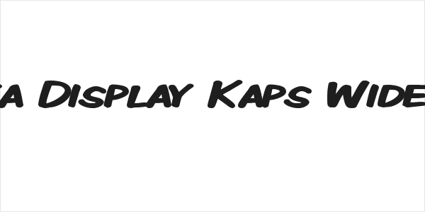 Komika Display Kaps Wide Bold Logo