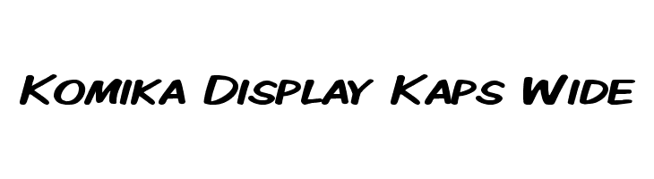 Komika Display Kaps Wide Font