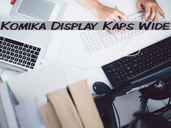 Komika Display Kaps Wide Font examples
