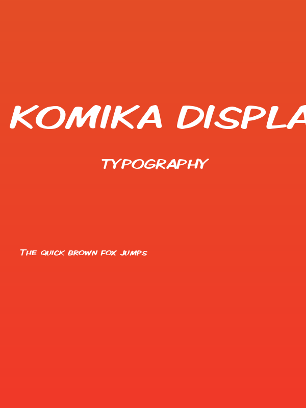 Komika Display Kaps Wide Poster
