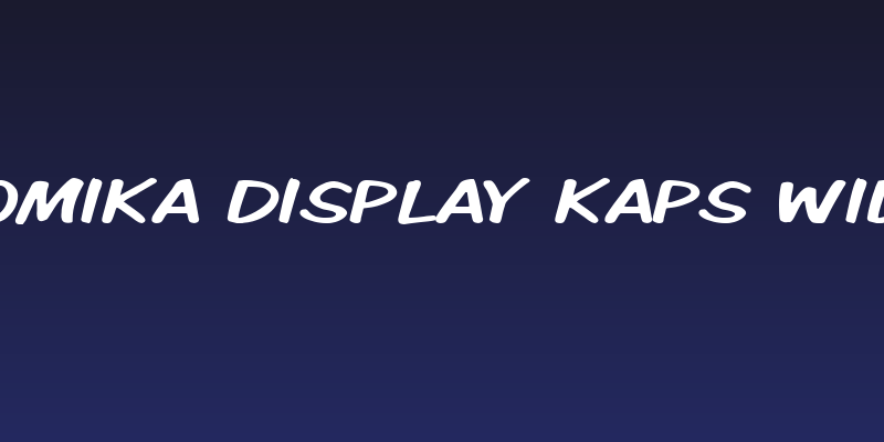 Komika Display Kaps Wide Social Header