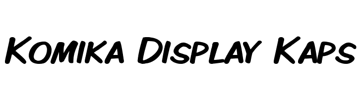 Komika Display Kaps  フリーフォントのダウンロード