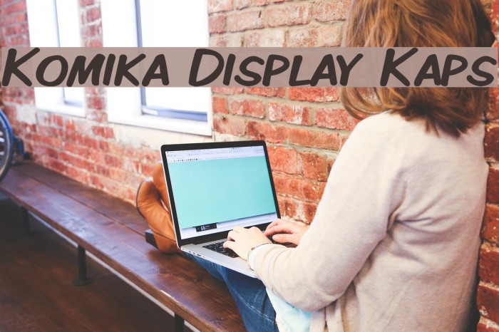 Komika Display Kaps Font examples