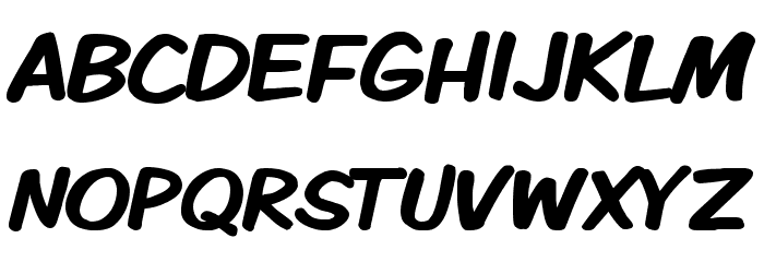 Komika Display Kaps Font LOWERCASE