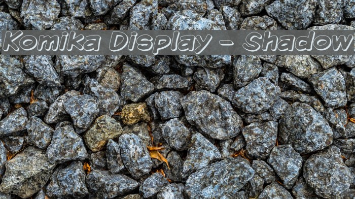 Komika Display - Shadow Example 2