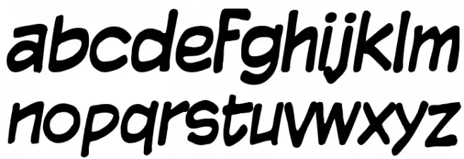 Komika Display Tight 字体 小写