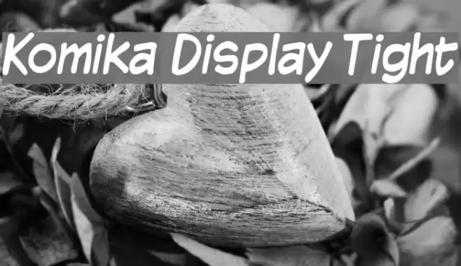 Komika Display Tight Fonte examples