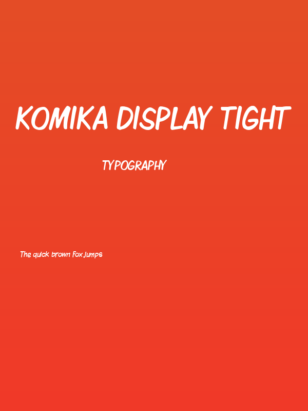 Komika Display Tight Poster