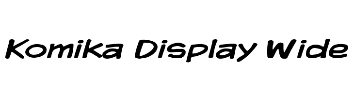 Komika Display Wide Font