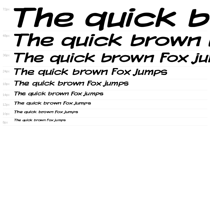 Komika Display Wide Waterfall