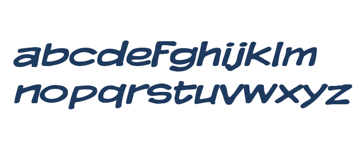 Komika Display Wide Lowercase