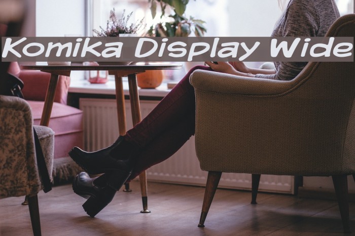 Komika Display Wide Font examples