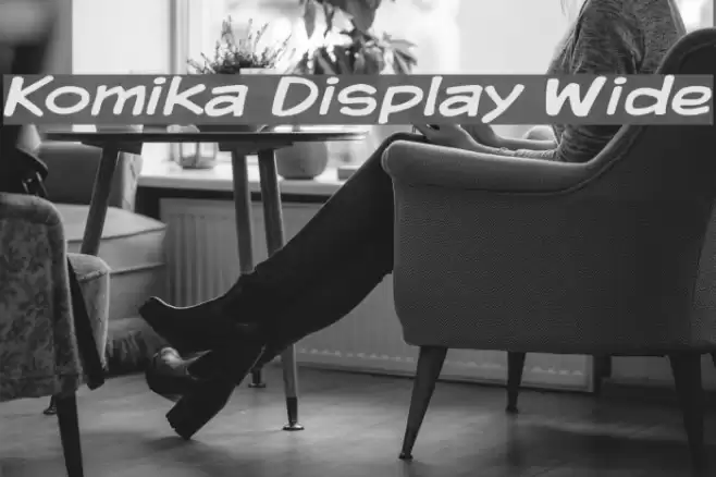 Komika Display Wide  examples