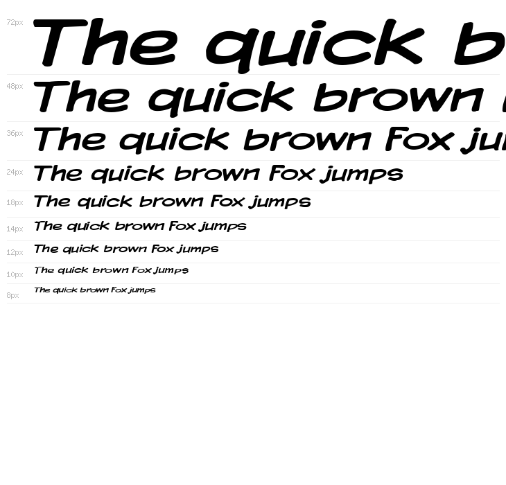 Komika Display Wide Waterfall