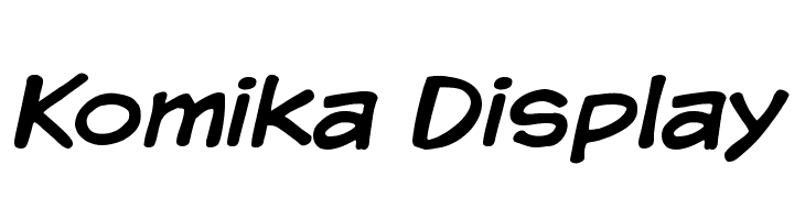 Komika Display  नि: शुल्क फ़ॉन्ट्स डाउनलोड