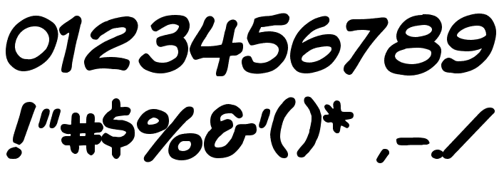 Komika Display Font OTHER CHARS
