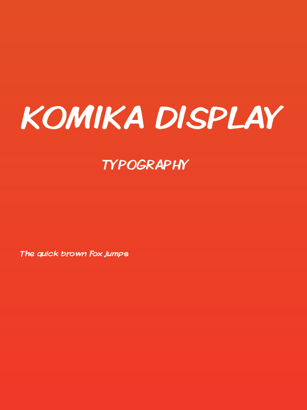 Komika Display Poster