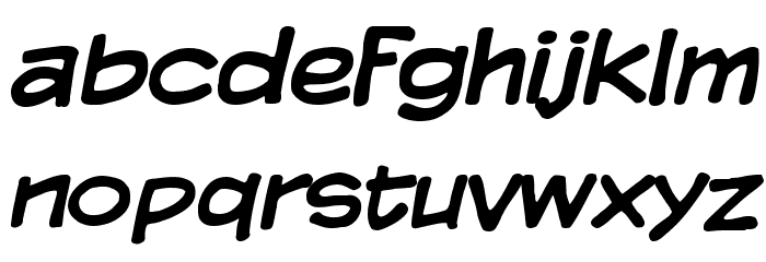 Komika Display Font LOWERCASE
