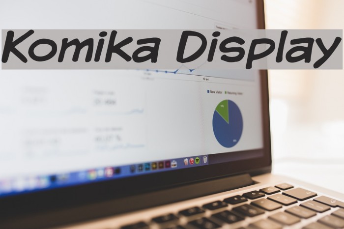 Komika Display Fonte examples