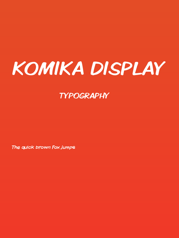 Komika Display Poster