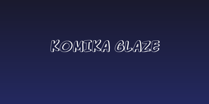 Komika Glaze Social Header