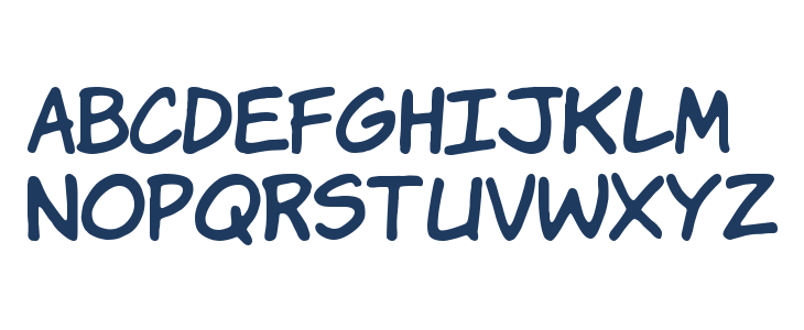 Komika Hand Lowercase