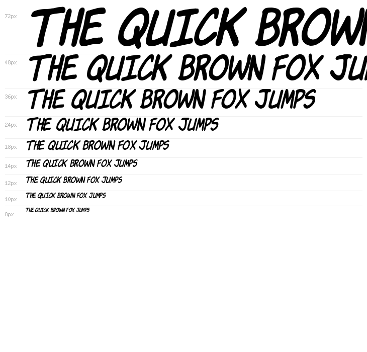 Komika Jam Italic Waterfall