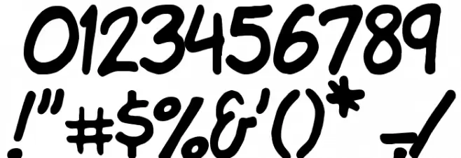 Komika Jam Font OTHER CHARS