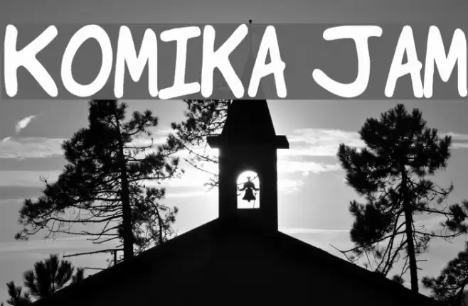 Komika Jam Font examples