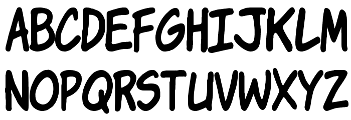 Komika Jam Font LOWERCASE